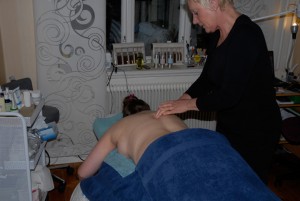 Spa-massage på Solrosen
